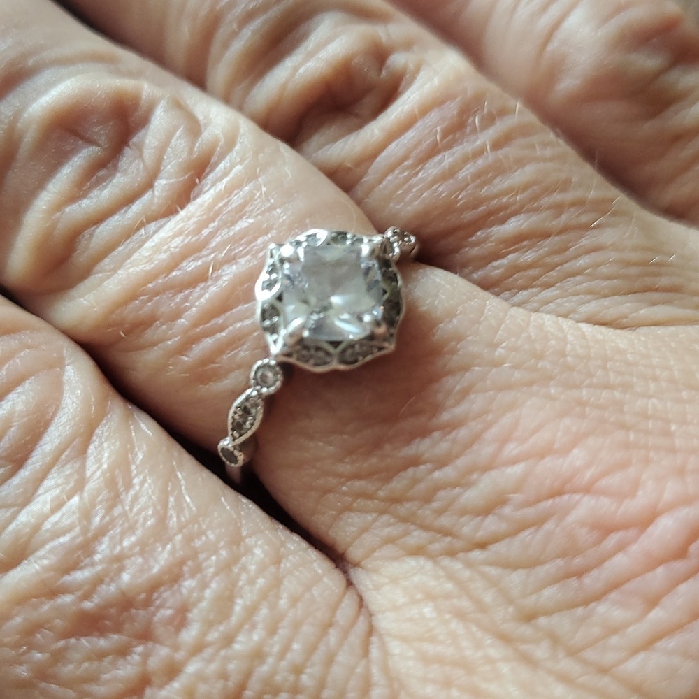 STERLING SILVER VINTAGE RING - Picture 2 of 5